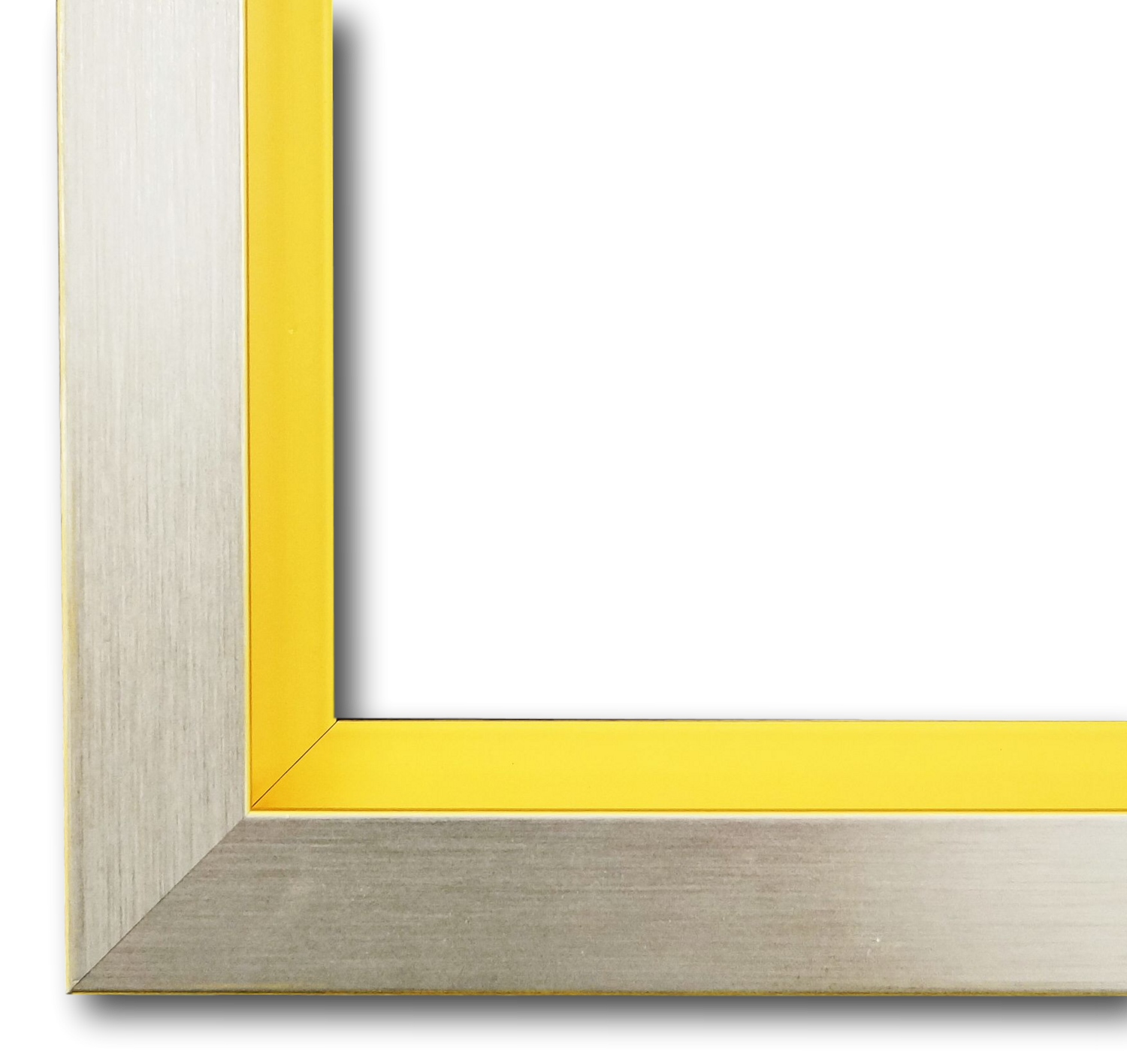 Bilderrahmen Herzogenaurach Silber Gelb 100x200 cm