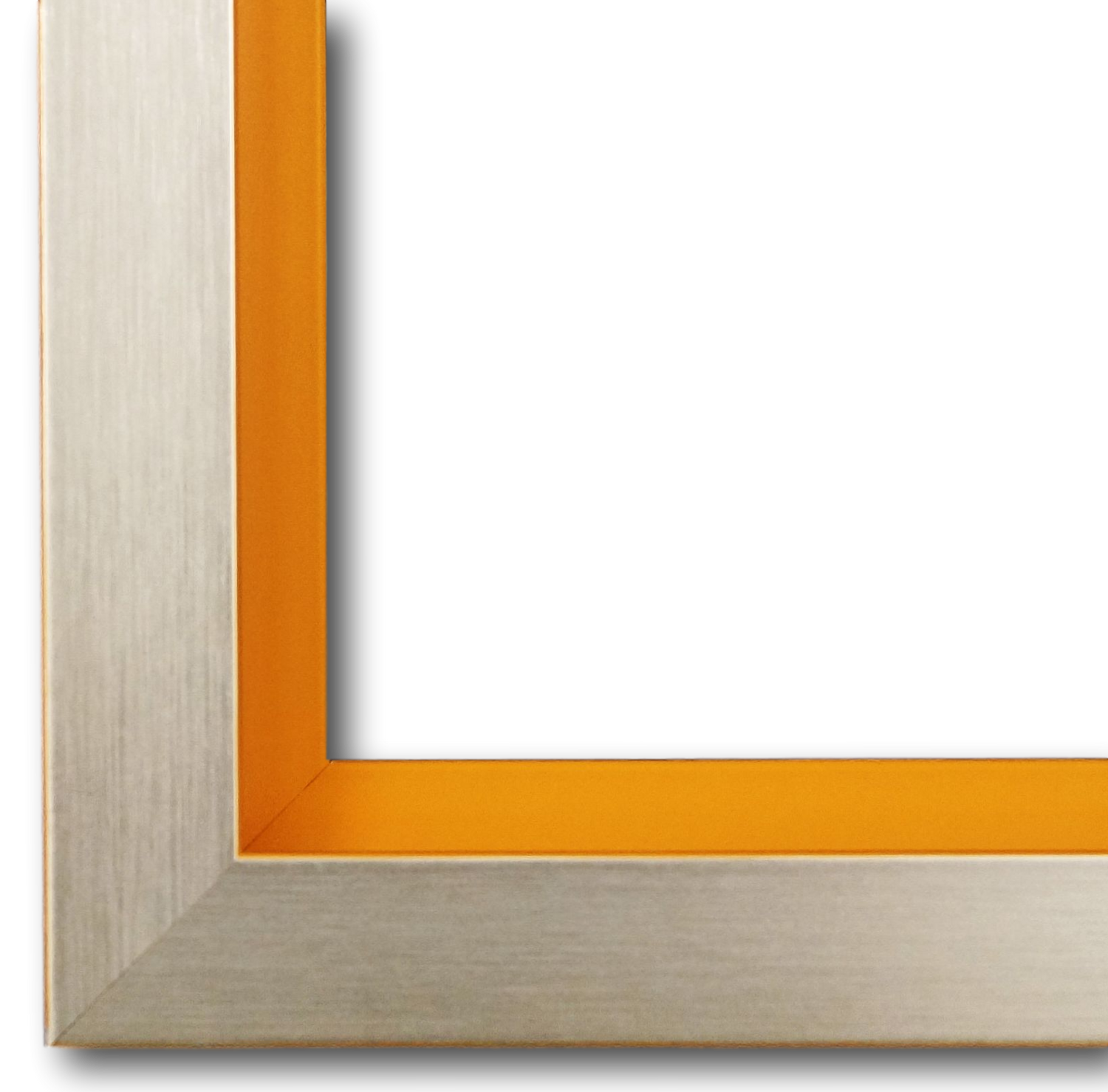 Bilderrahmen Herzogenaurach Silber Orange DIN A2 cm