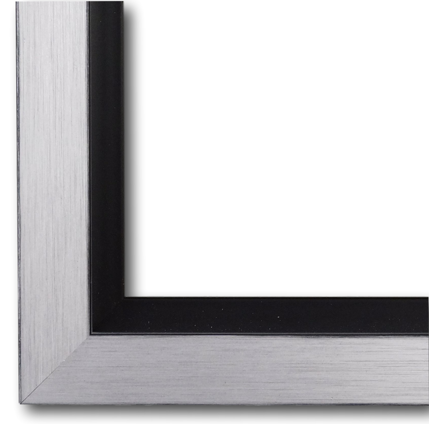 Bilderrahmen Herzogenaurach Silber Schwarz DIN A2 cm