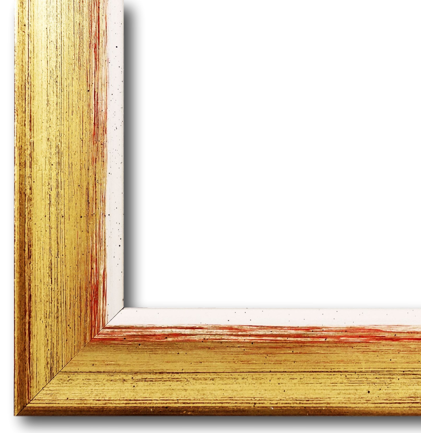 Bilderrahmen Ingolstadt Gold Rot Weiss 70x100 cm