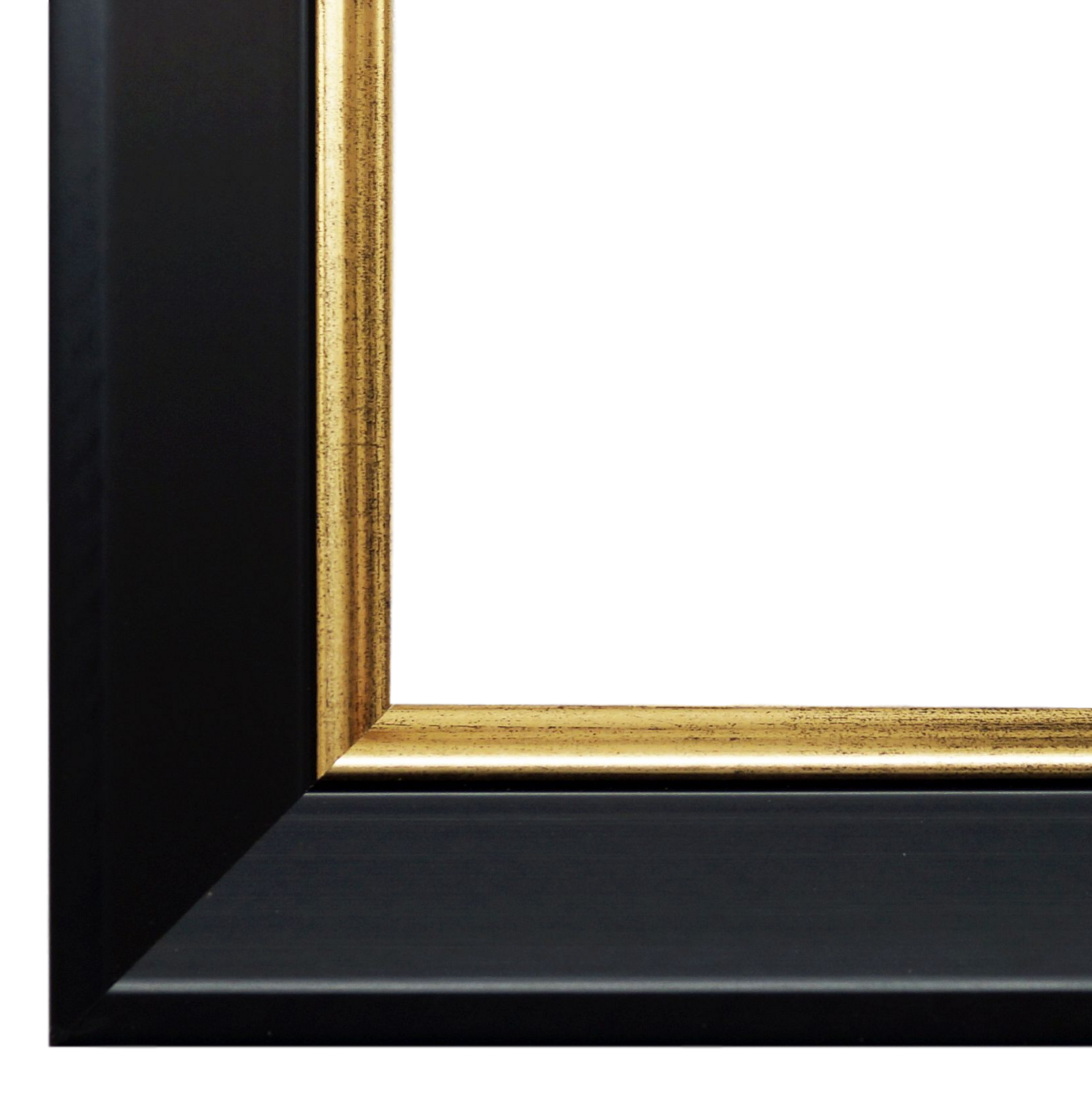 Bilderrahmen Ismaning Schwarz Gold 100x120 cm