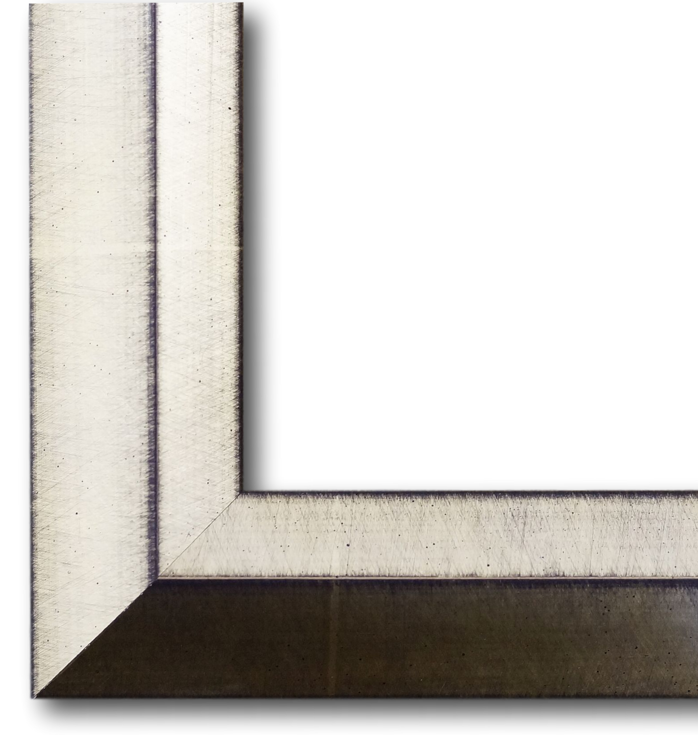 Bilderrahmen Karlstadt Echt-Silber Blau 100x180 cm