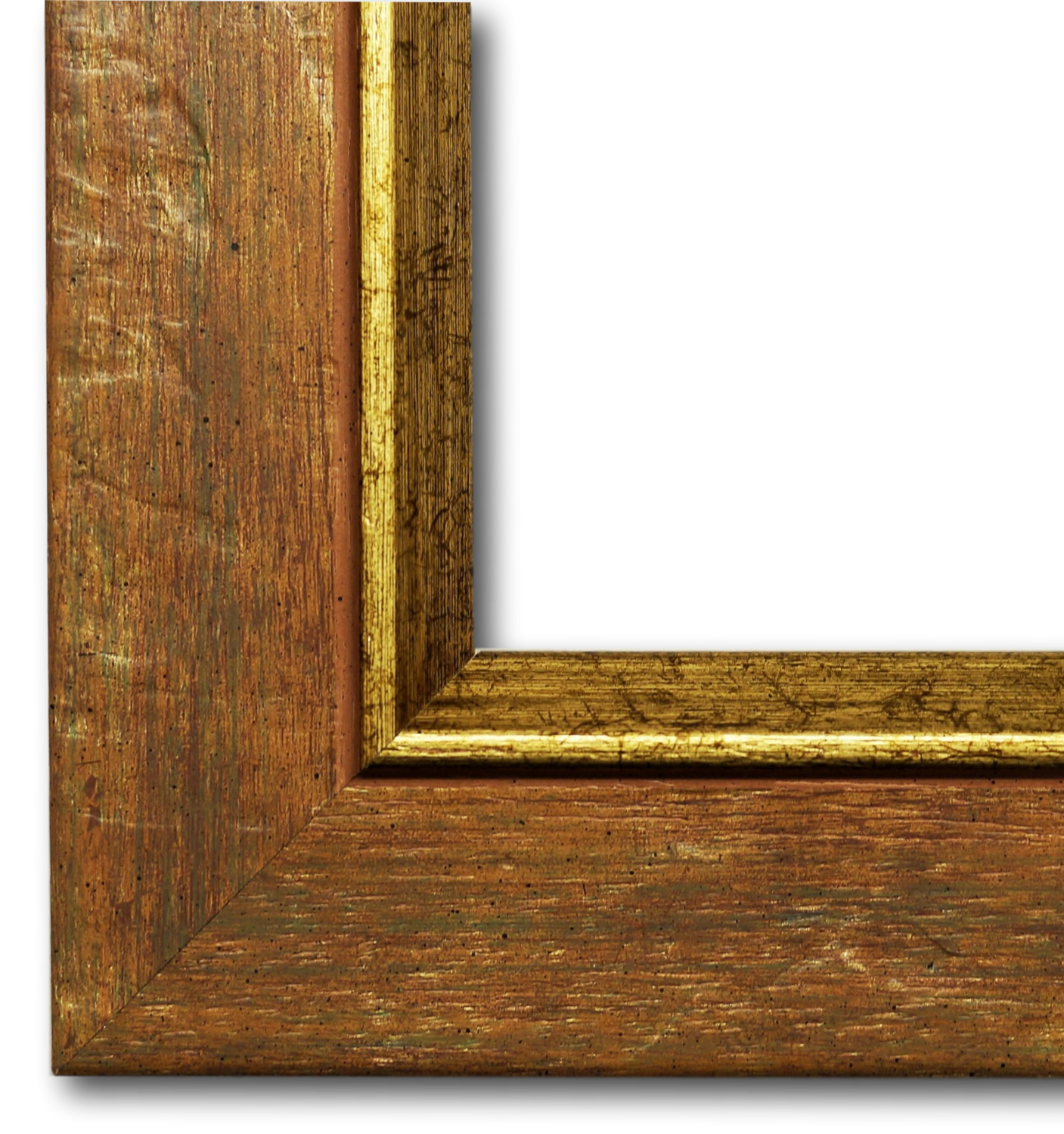 Bilderrahmen Ludwigsstadt Braun Gold 50x60 cm