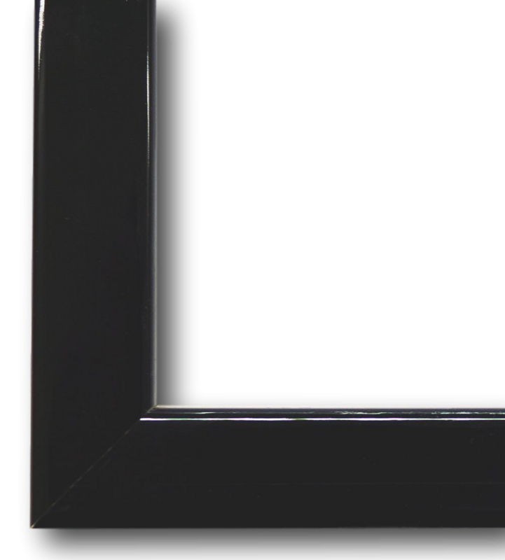Bilderrahmen Bamberg schwarz lack DIN A4 cm
