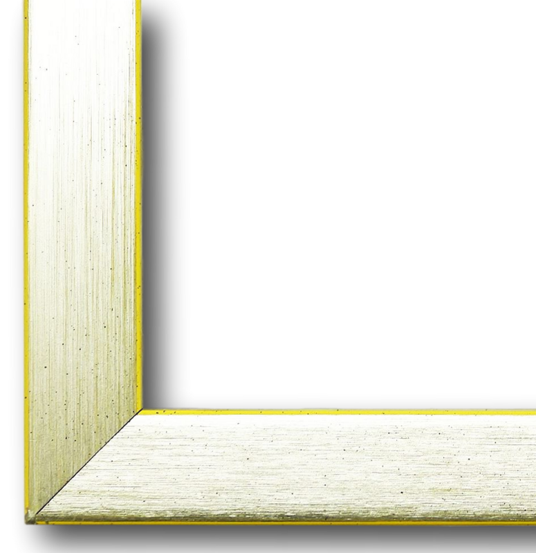 Bilderrahmen Erlangen Silber Gelb 100x140 cm