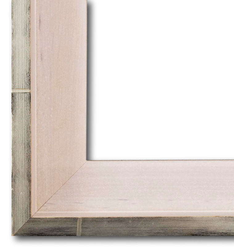 Schattenfugenrahmen Kitzingen Weiß Silber 100x200 cm Schattenfugenrahmen Kitzingen Weiß Silber 100x200 cm
