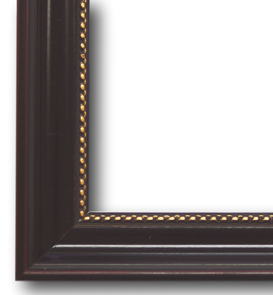 Bilderrahmen Aichach schwarz gold 40x50 cm