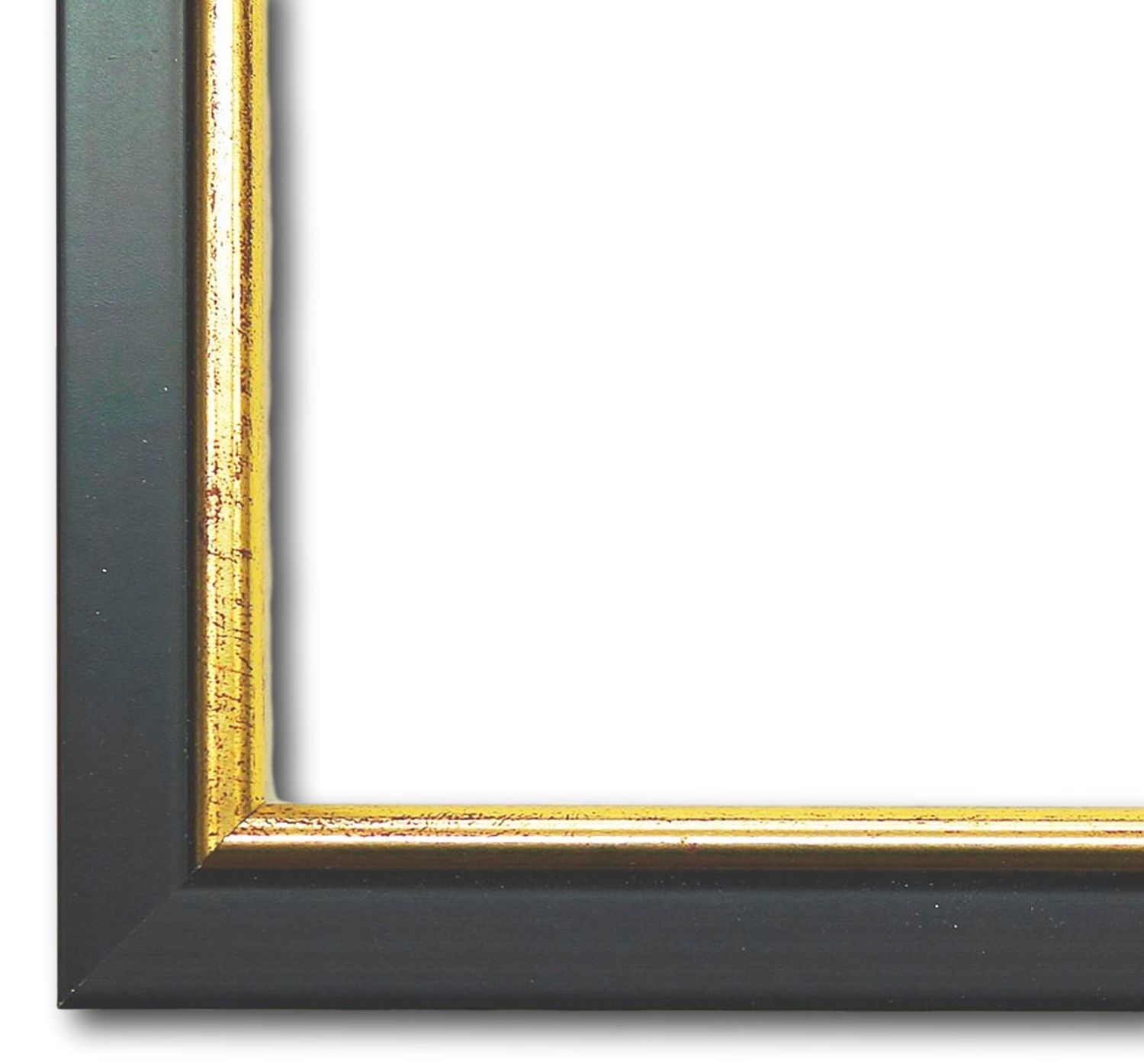 Bilderrahmen Aschaffenburg schwarz gold 40x60 cm
