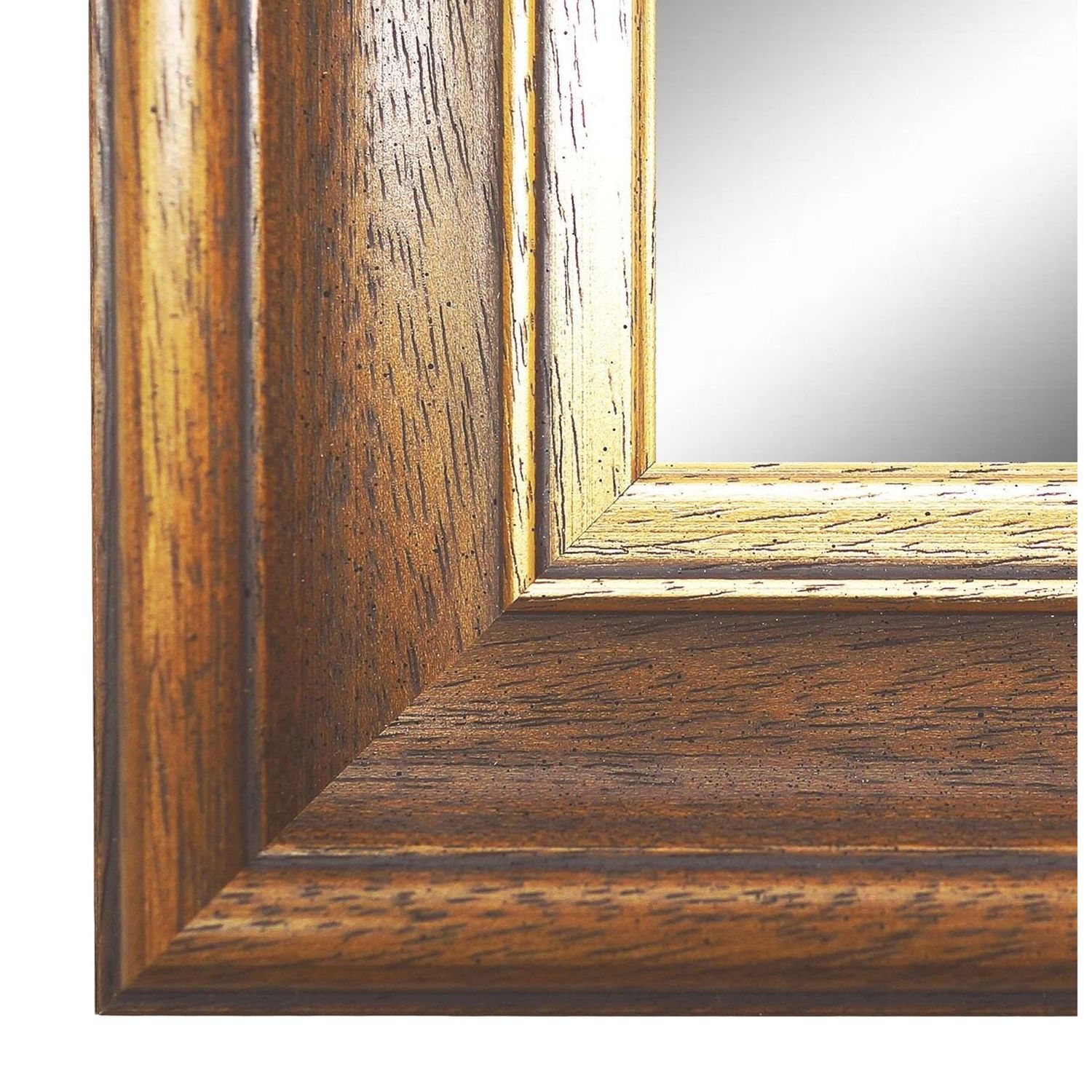 Wandspiegel Fürth Braun Gold 50x60 cm