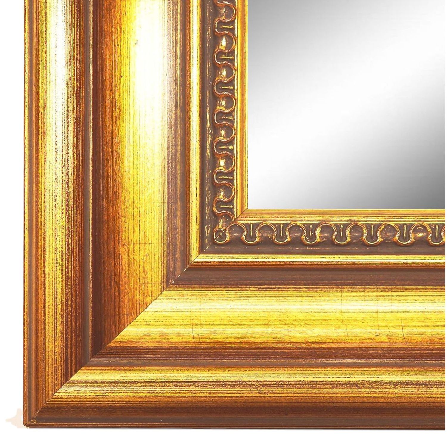 Wandspiegel Fürth Gold verzeirt 100x200 cm