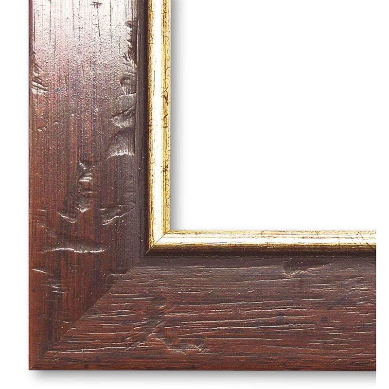 Wandspiegel Hallstadt braun silber 100x100 cm Wandspiegel Hallstadt braun silber 100x100 cm