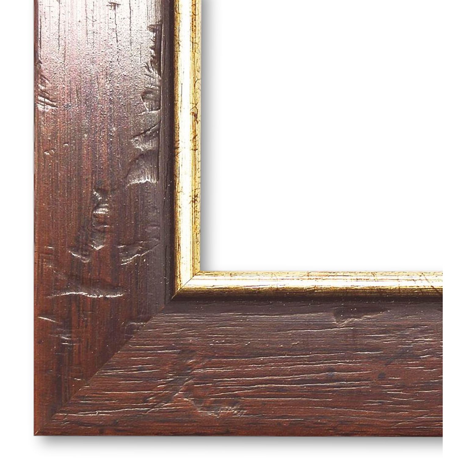 Wandspiegel Hallstadt braun silber 100x140 cm