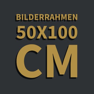 Bilderrahmen 50x100 cm