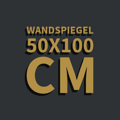 Wandspiegel 50x100 cm
