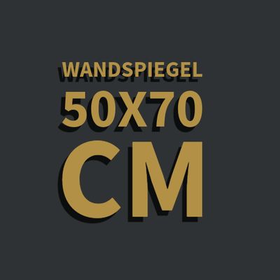 Wandspiegel 50x70 cm