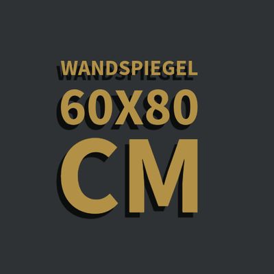 Wandspiegel 60x80 cm