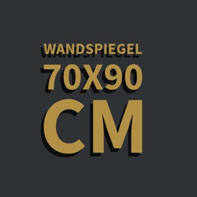 Wandspiegel 70x90 cm