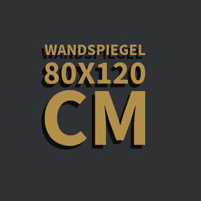 Wandspiegel 80x120 cm