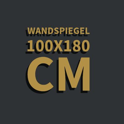 Wandspiegel 100x180 cm