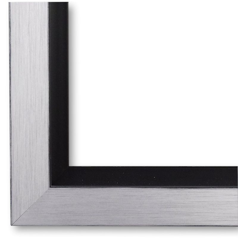 Wandspiegel Herzogenaurach Silber Schwarz 100x180 cm