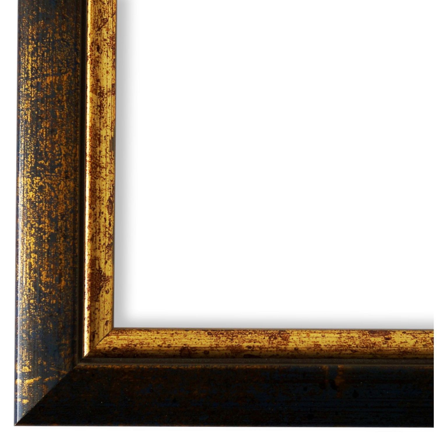 Bilderrahmen Straubing Blau Gold 40x60 cm