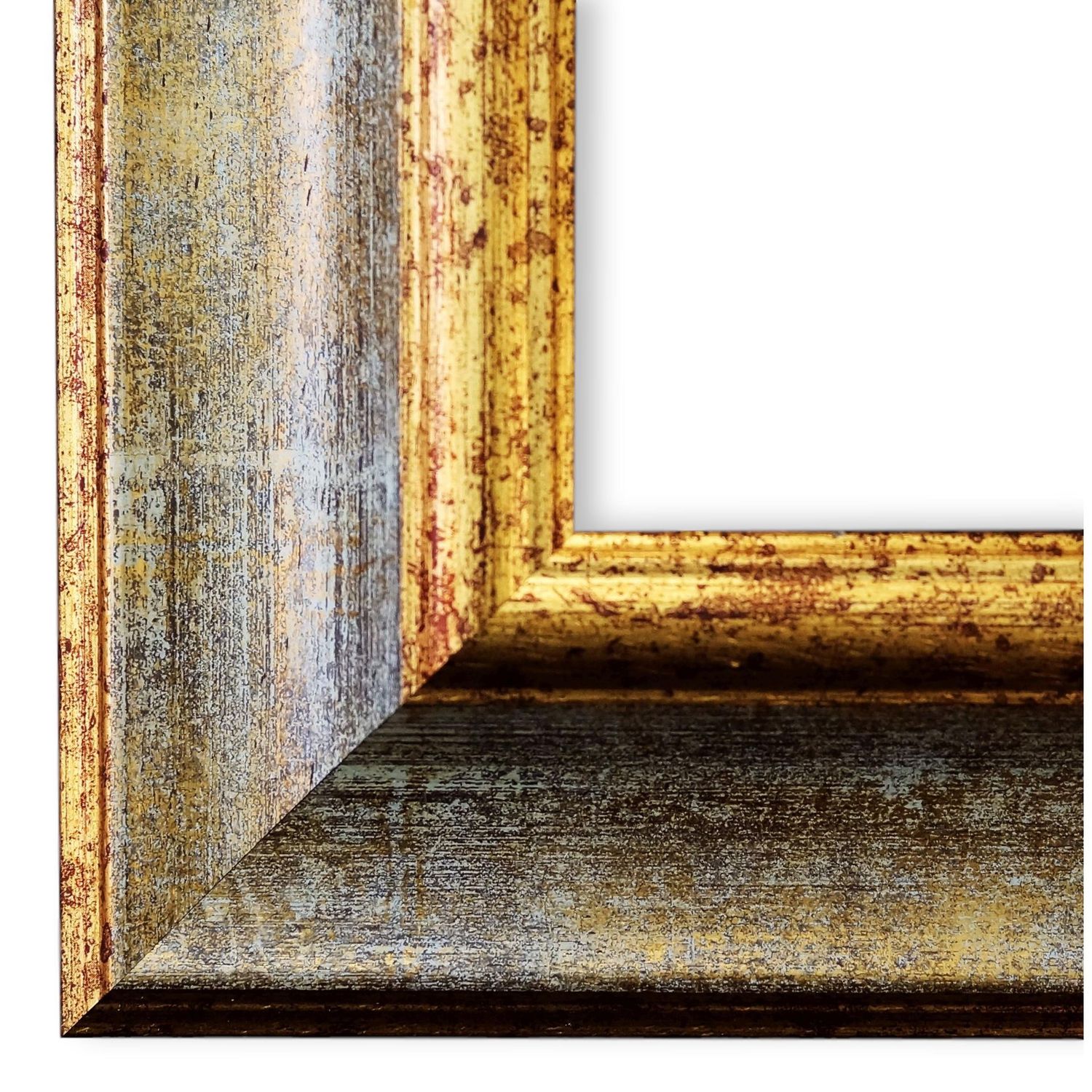 Bilderrahmen Schweinfurt Grau Gold 100x140 cm