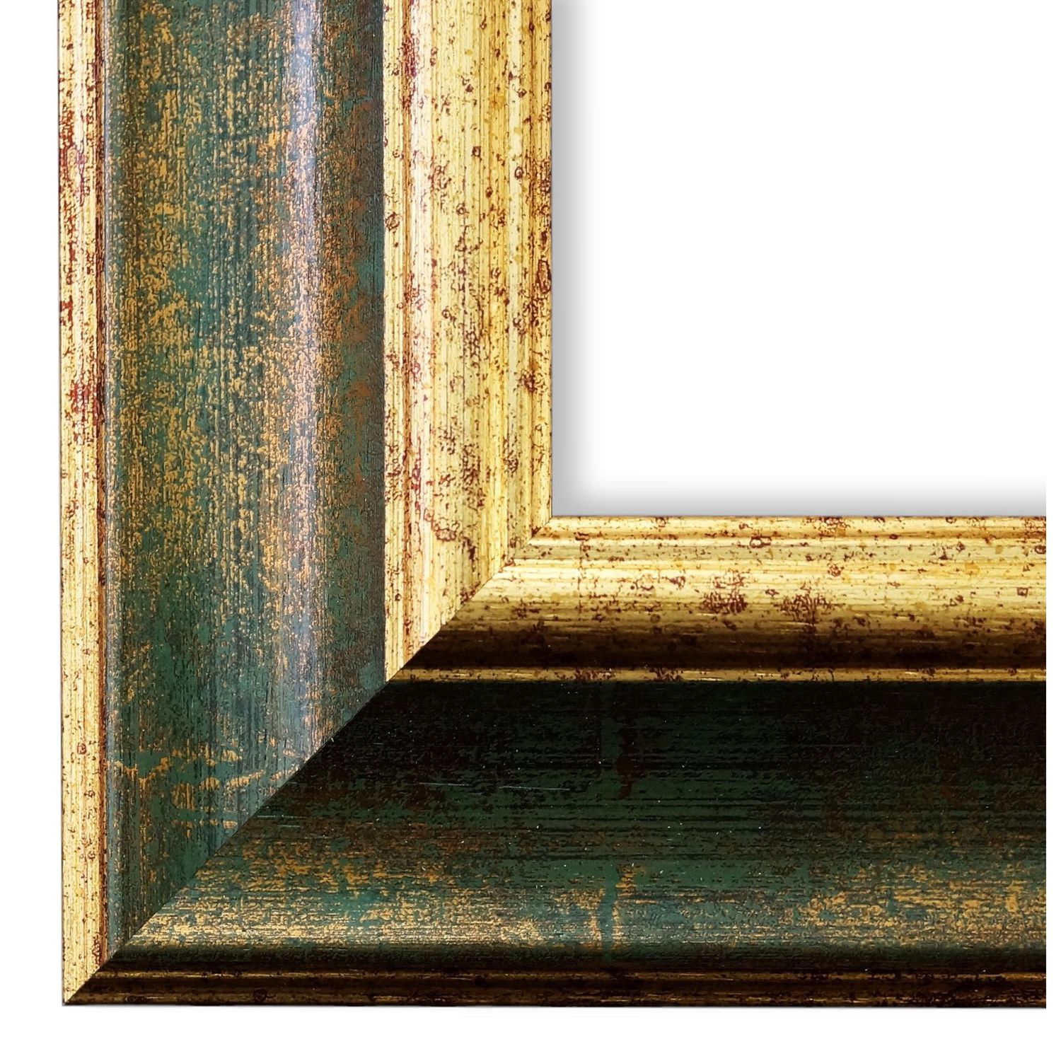 Bilderrahmen Schweinfurt Grün Gold 61x91,5 cm