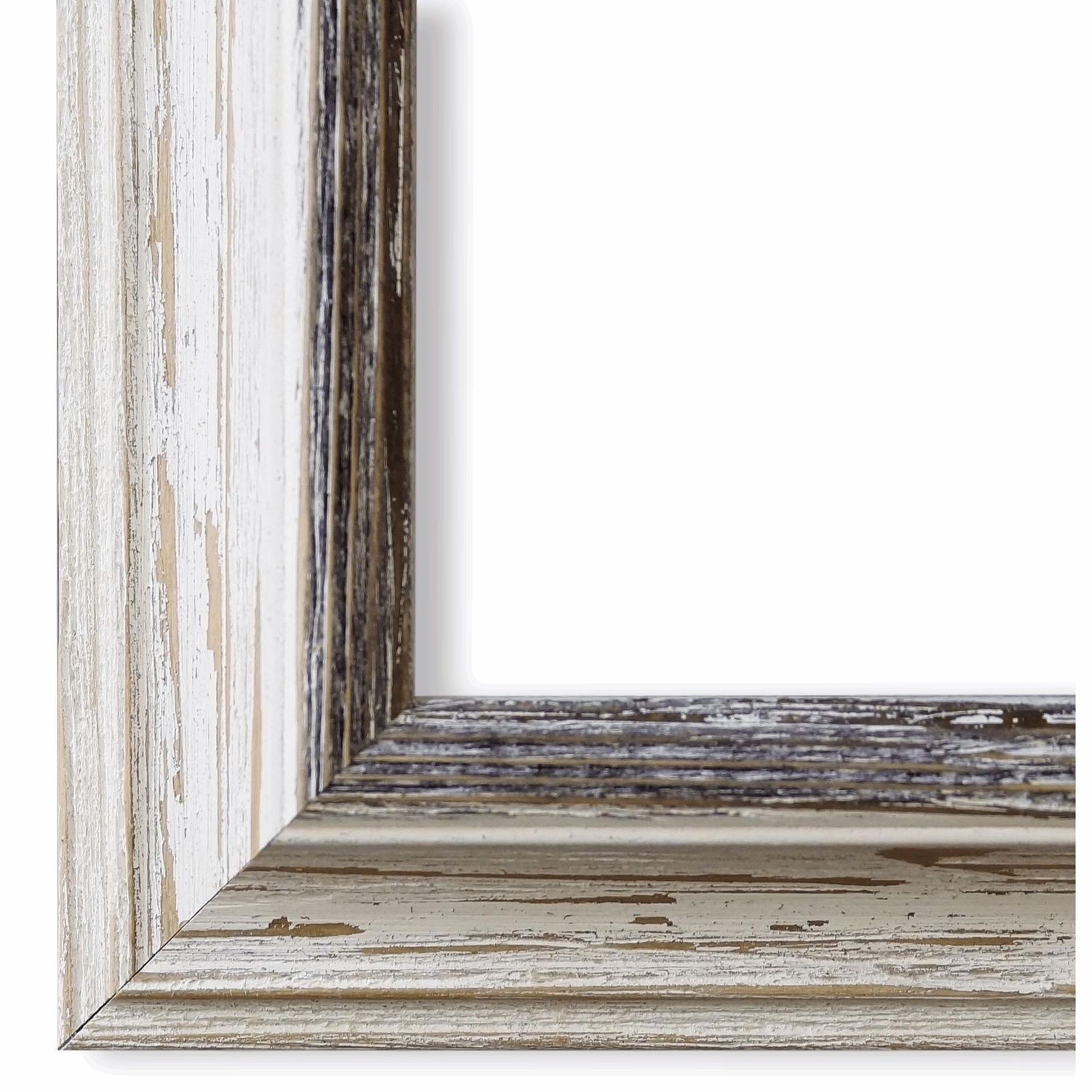 Bilderrahmen Landsberg Weiß Beige Schwarz 100x140 cm