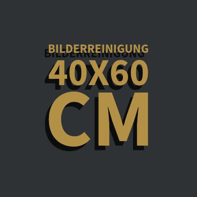 Gemäldereinigung 40x60 cm