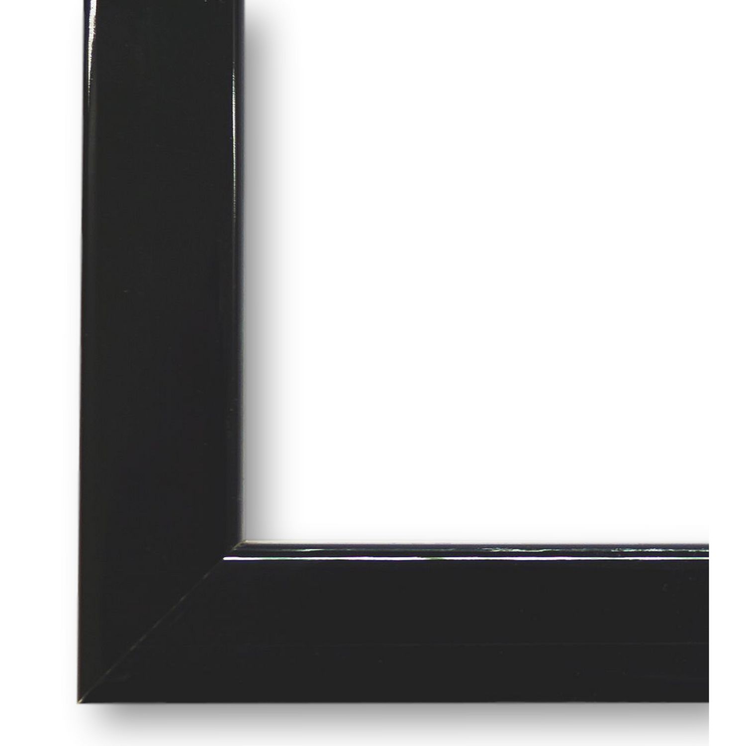 Bilderrahmen Bamberg schwarz lack 20x30 cm