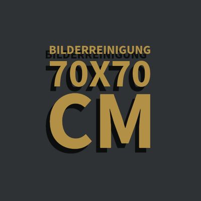 Gemäldereinigung 70x70 cm