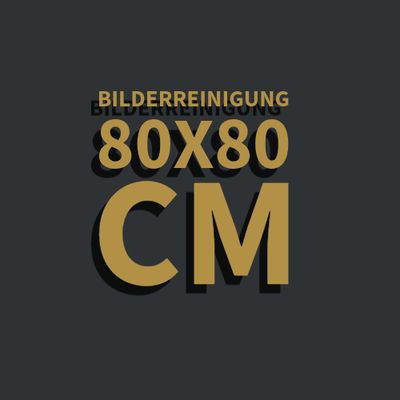 Gemäldereinigung 80x80 cm