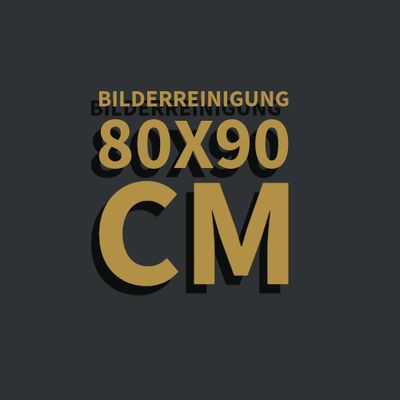 Gemäldereinigung 80x90 cm