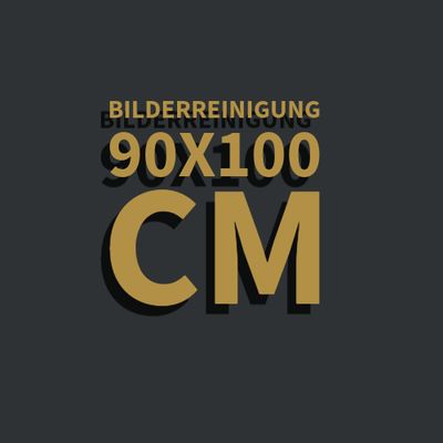 Gemäldereinigung 90x100 cm