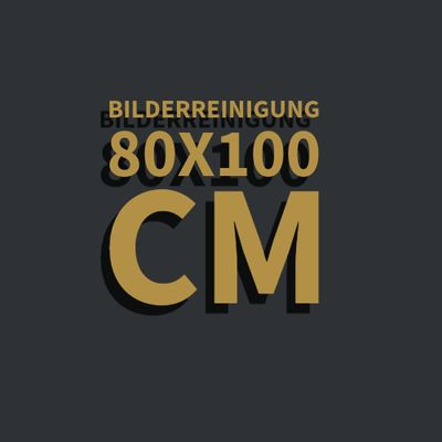 Gemäldereinigung 80x100 cm