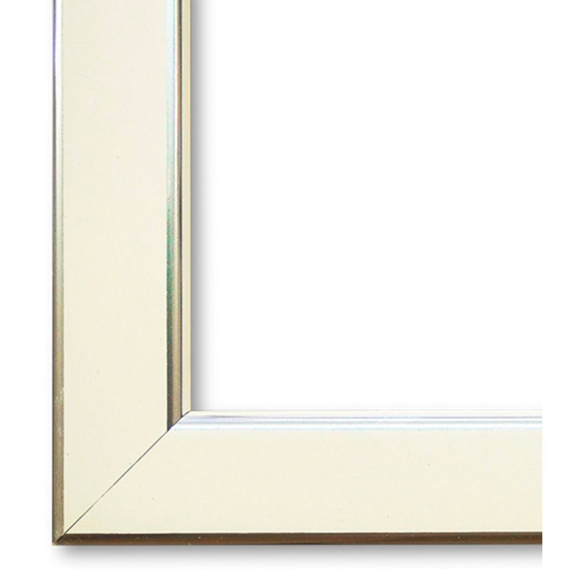 Bilderrahmen Bamberg weiß silber 20x30 cm