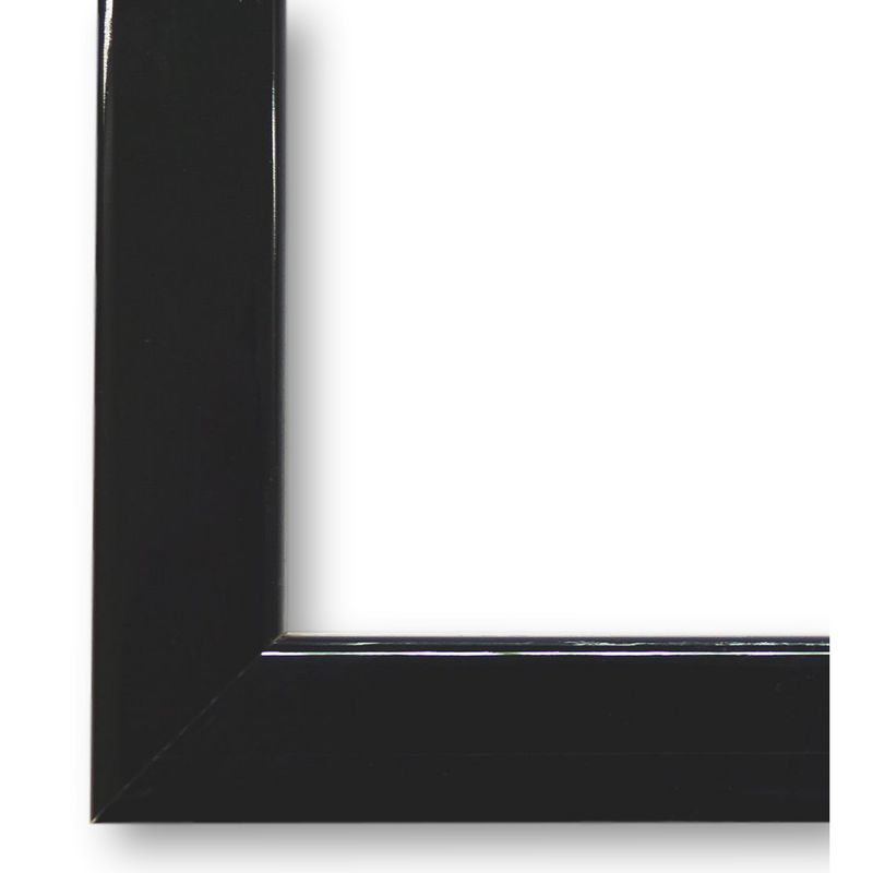 Bilderrahmen mit Museumsglas Bamberg schwarz lack 24x30 cm Bilderrahmen mit Museumsglas Bamberg schwarz lack 24x30 cm