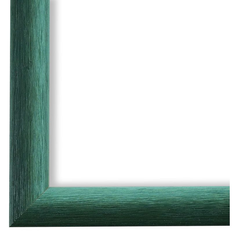 Bilderrahmen mit Museumsglas München grün türkis DIN A2 cm