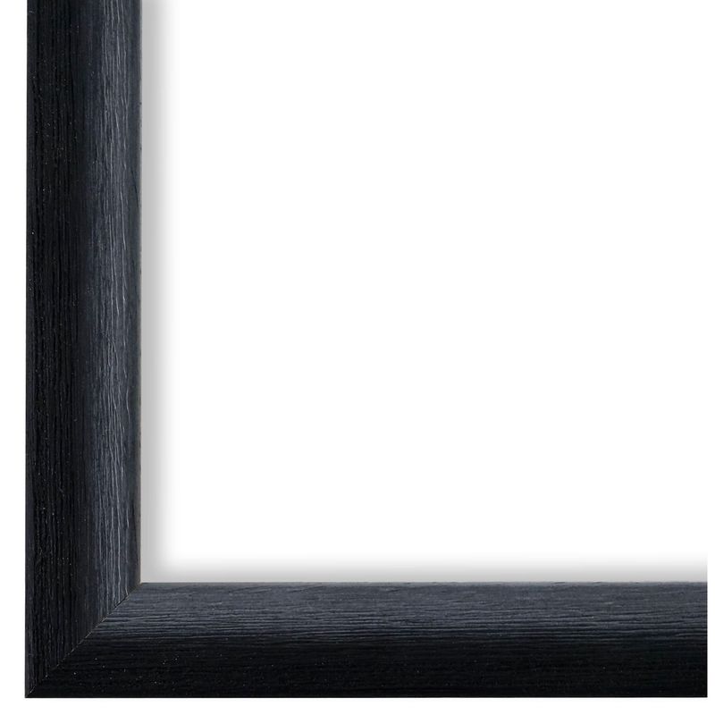 Bilderrahmen mit Museumsglas München schwarz grau DIN A2 cm
