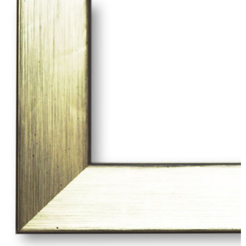 Bilderrahmen mit Museumsglas Füssen silber schwarz DIN A2 cm
