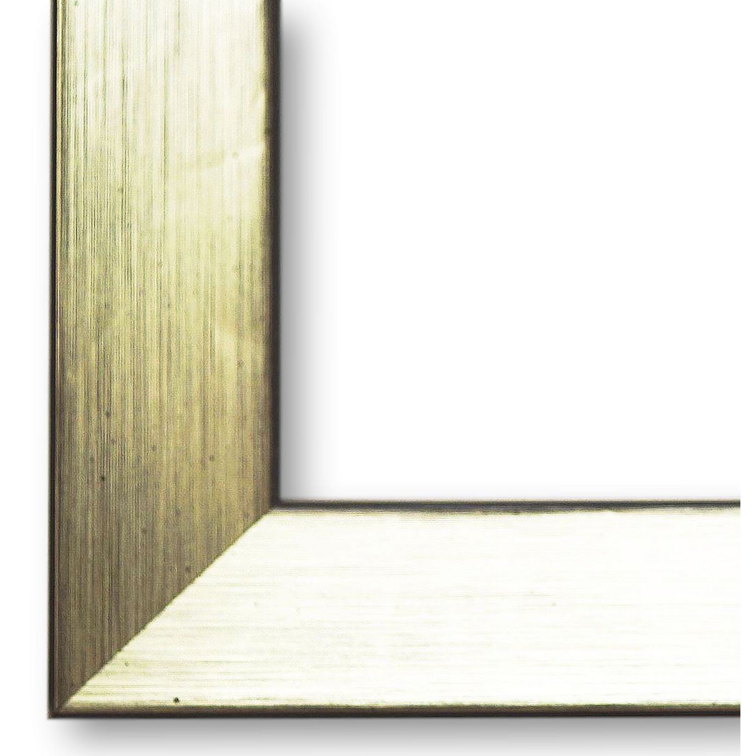 Bilderrahmen mit Museumsglas Füssen silber schwarz DIN A3 cm