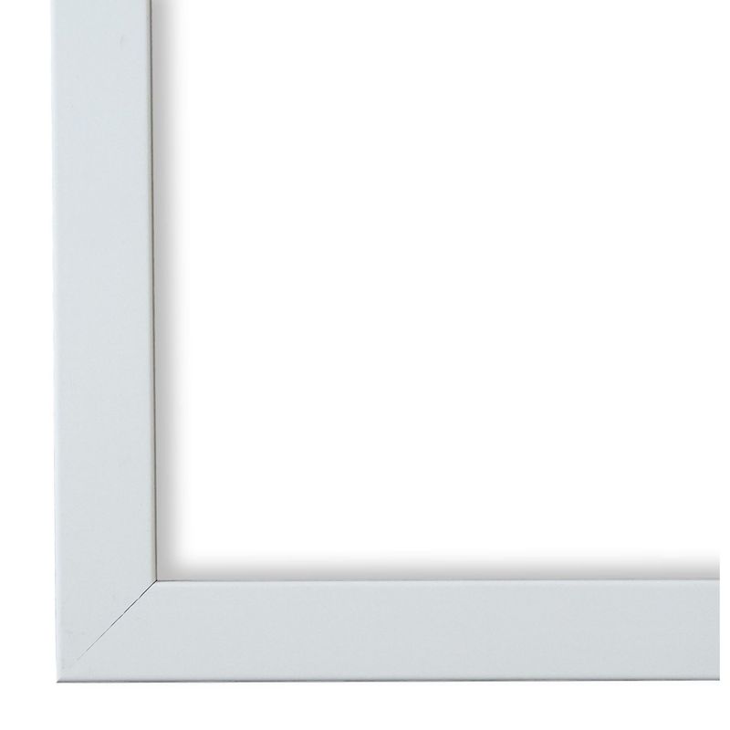 Bilderrahmen mit Museumsglas Landshut Weiß DIN A2 cm