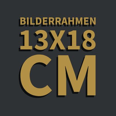 Bilderrahmen Museumsglas 13x18 cm