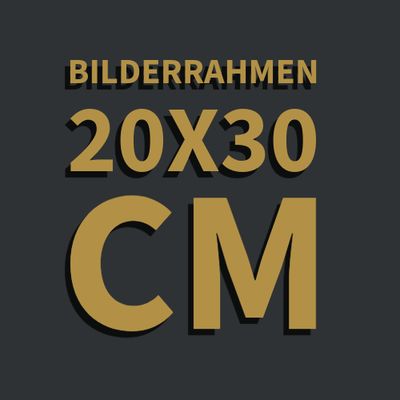 Bilderrahmen Museumsglas 20x30 cm