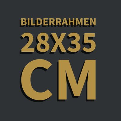 Bilderrahmen Museumsglas 28x35 cm