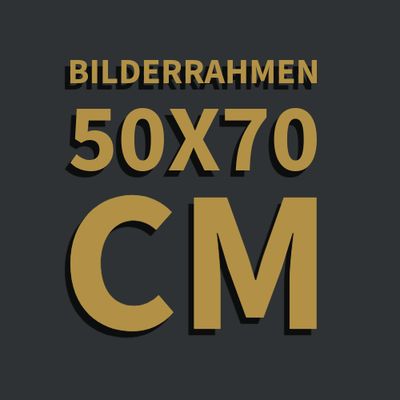 Bilderrahmen Museumsglas 50x70 cm