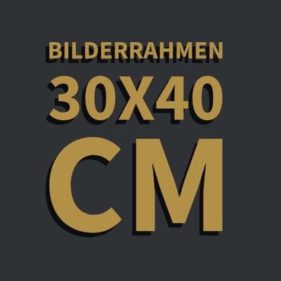 Bilderrahmen Museumsglas 30x40 cm
