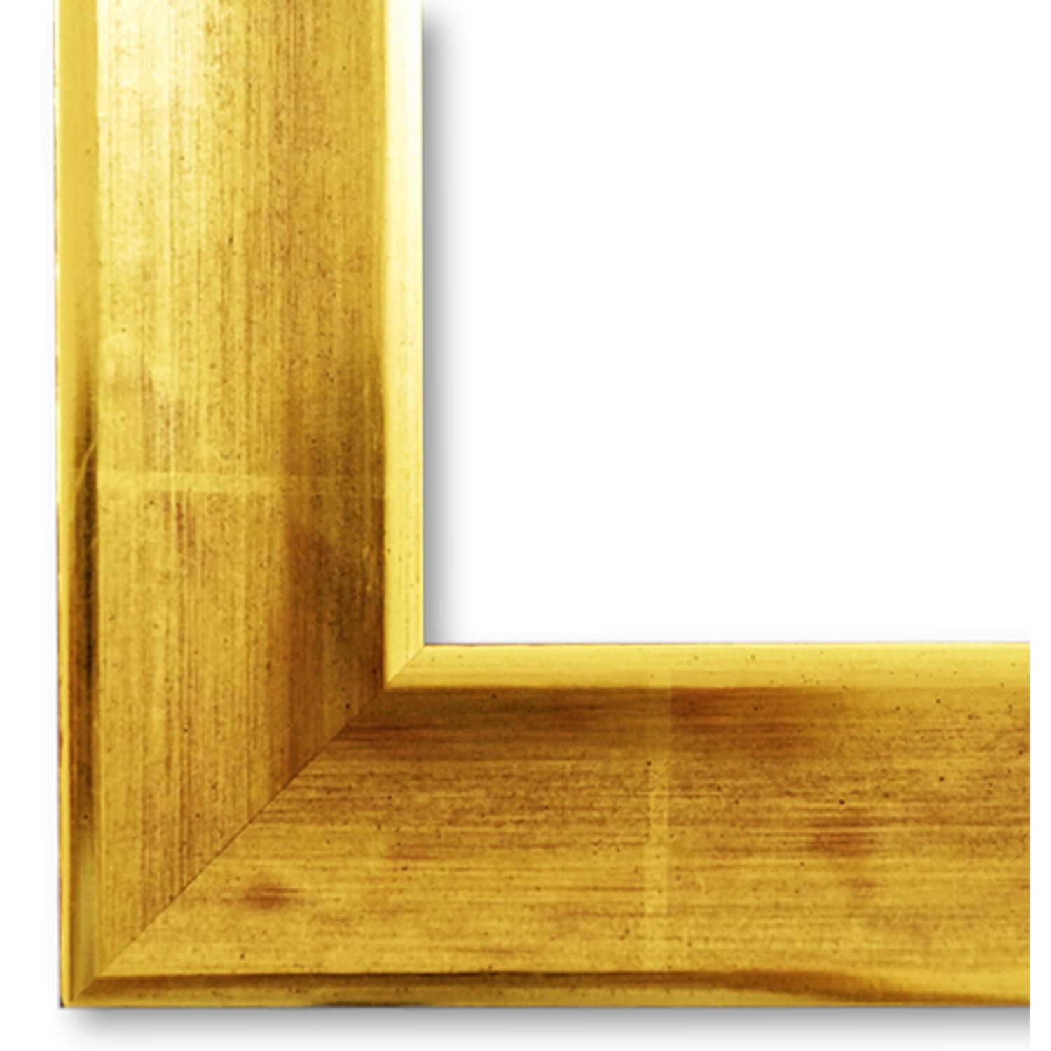 Bilderrahmen mit Museumsglas Kupferberg Echt-Gold 50x100 cm