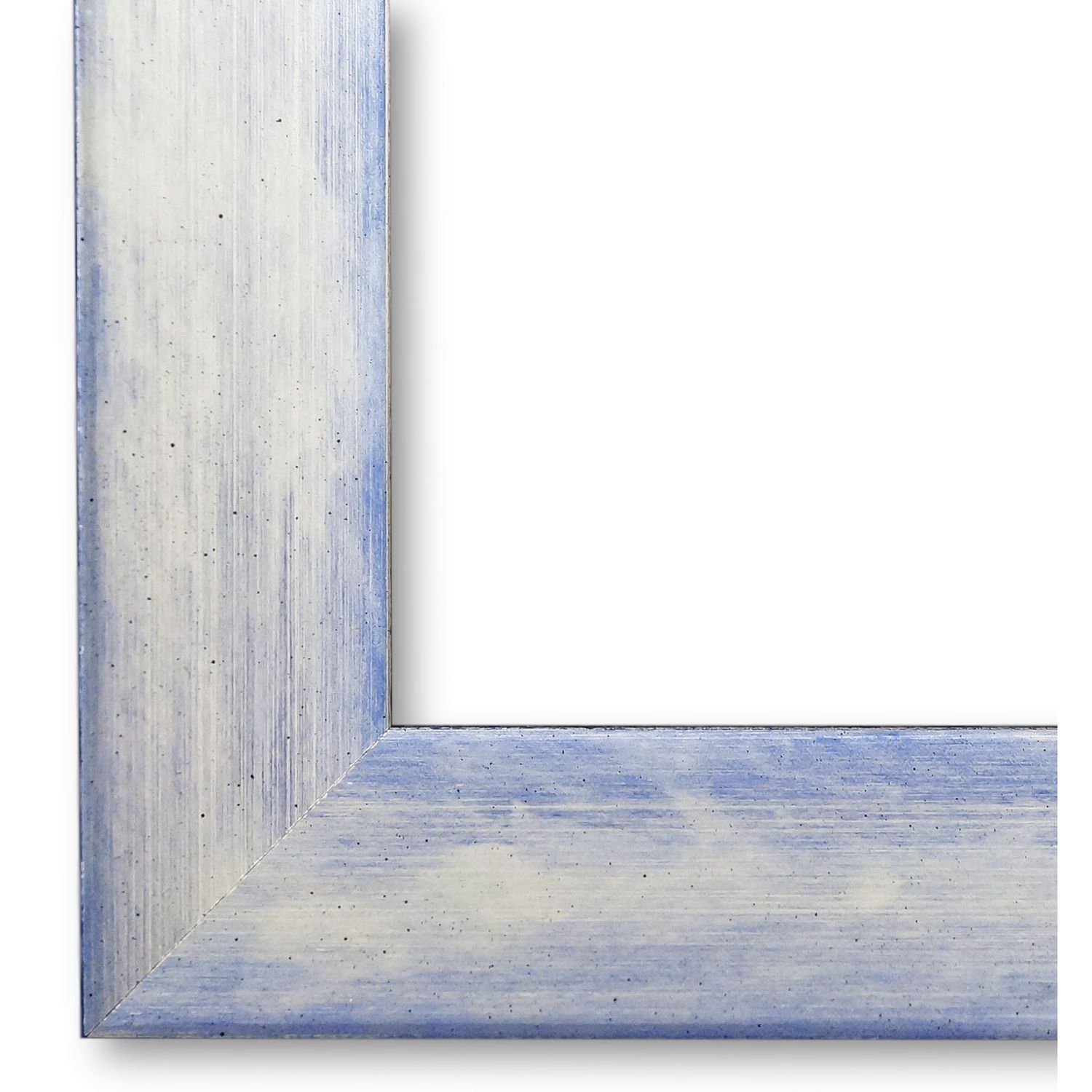 Bilderrahmen mit Museumsglas Iphofen Silber Blau DIN A1 cm