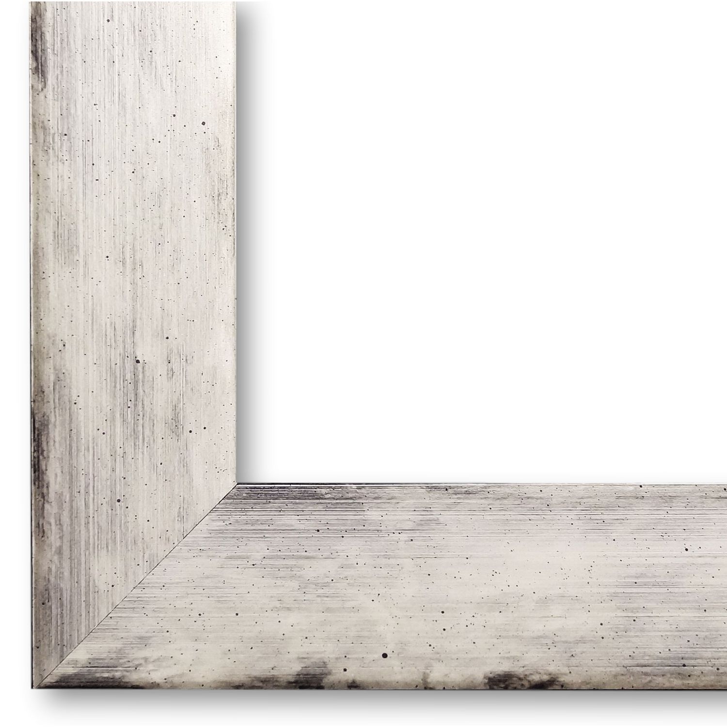 Bilderrahmen mit Museumsglas Iphofen Silber Schwarz 100x200 cm